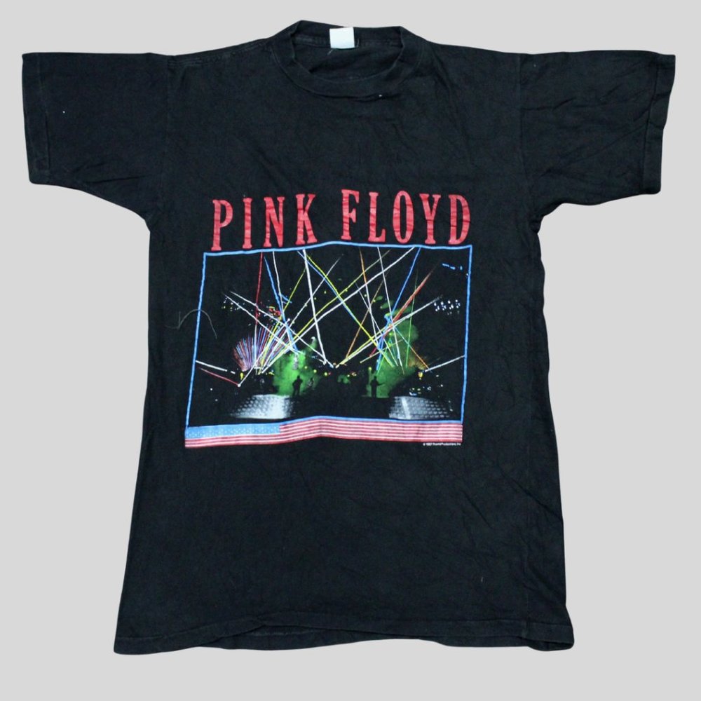 PINK FLOYD 1987 Psychedelic Pop Hard Rock Band Concert T-SHIRT